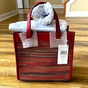 Coach Upwoven Field Tote 22 NWT